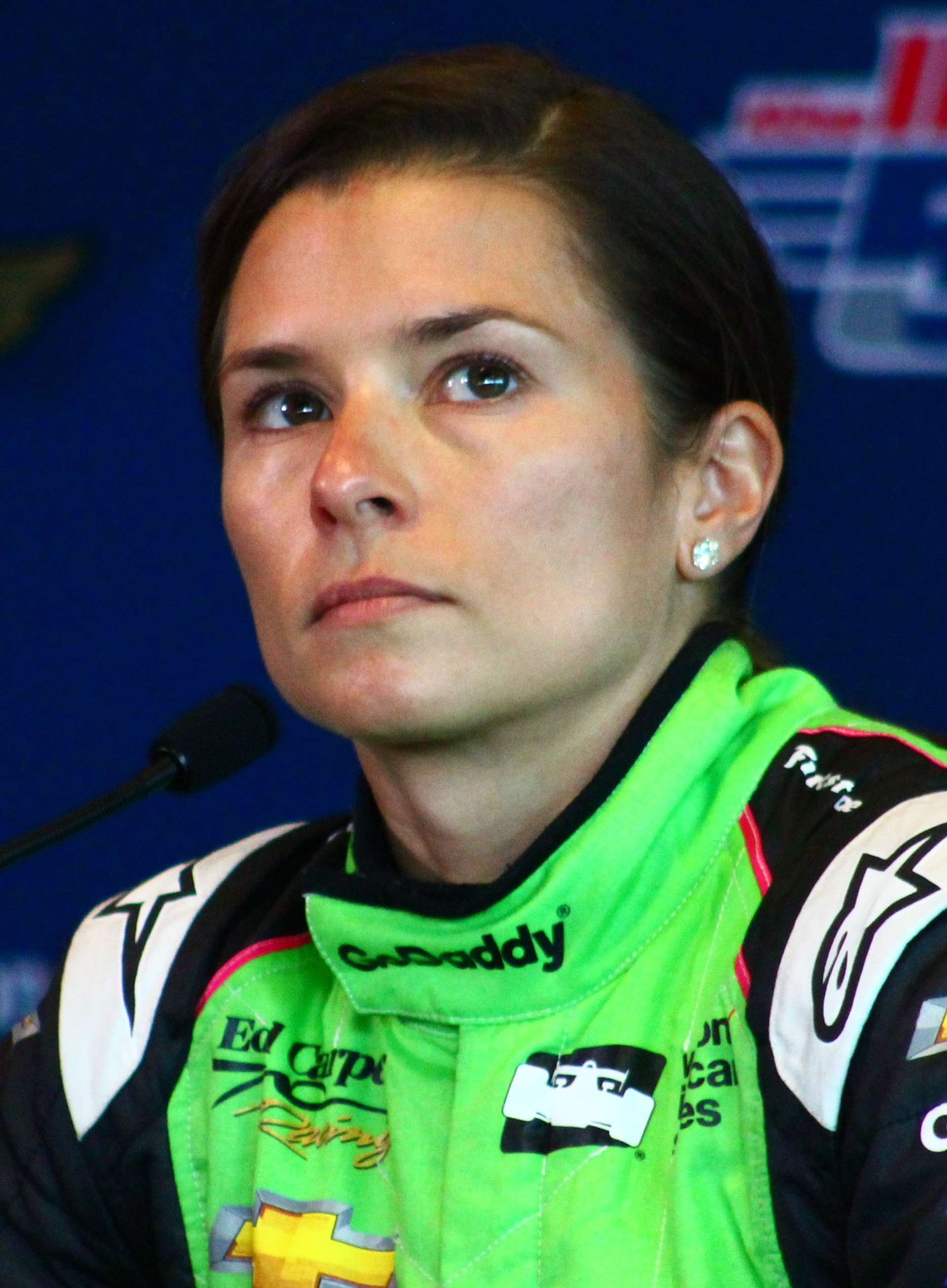 Danica Patrick in racing attire during the 2018 Indianapolis 500.
