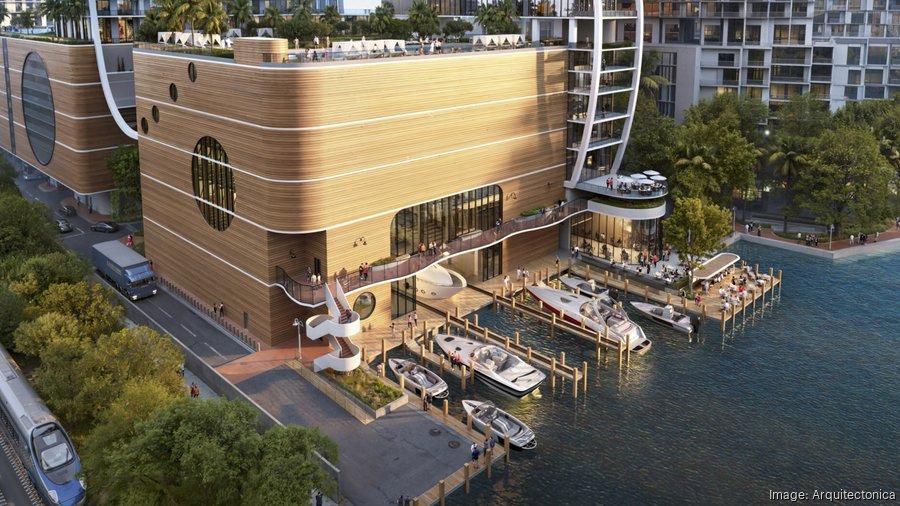 Conceptual River Club waterfront architectural study